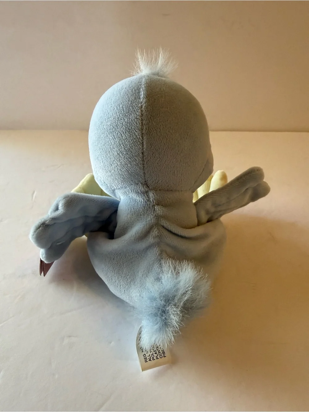 Precious Moments Tender Tails Soft Blue & Yellow Plush Bird Toy